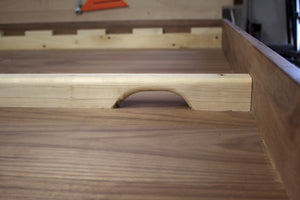 Bed Frame (with Electric Outlets & Great Storage)